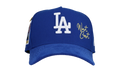 9FIFTY Los Angeles Dodgers Tokyo Series A Frame Snapback Hat "Royal Blue - Corduroy Visor" NE161