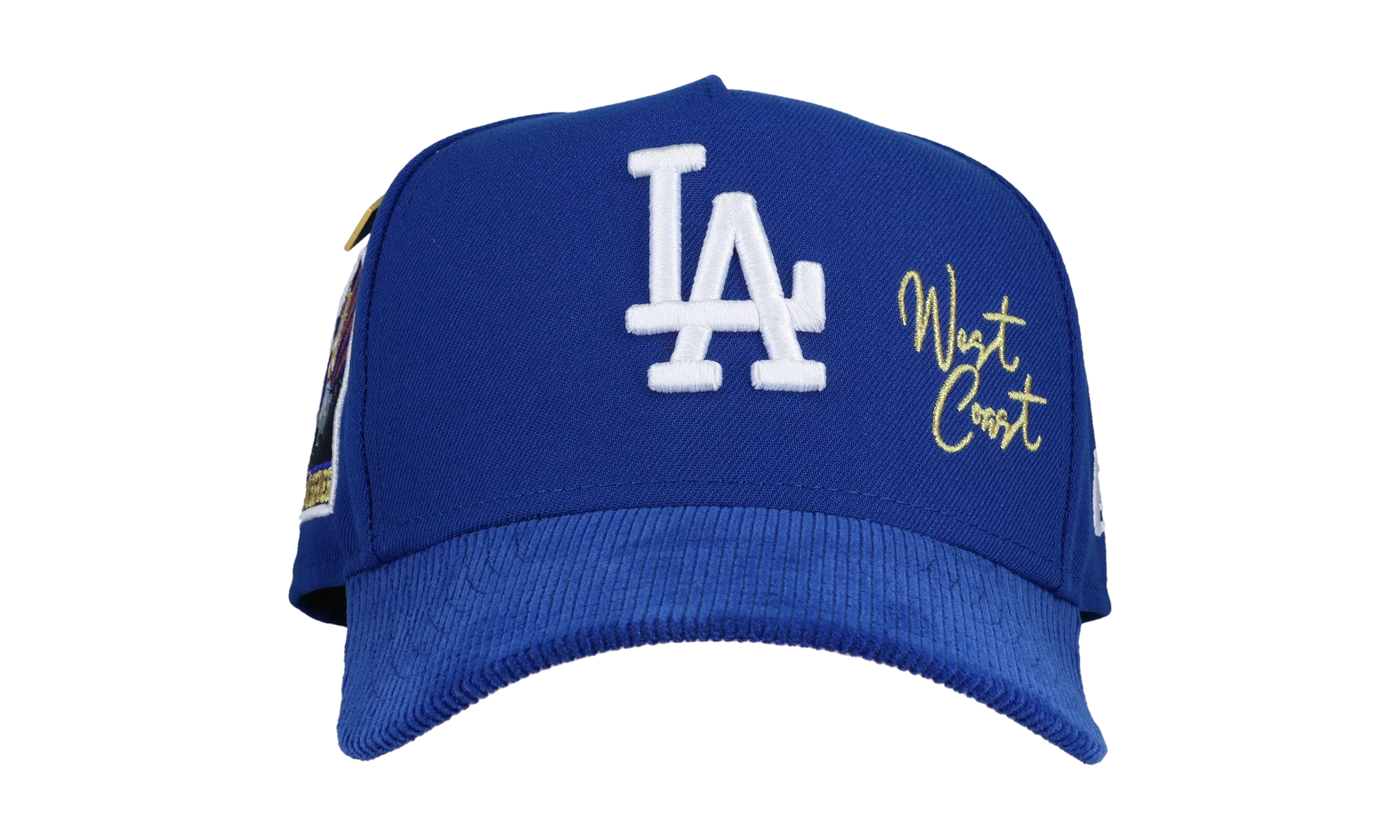 9FIFTY Los Angeles Dodgers Tokyo Series A Frame Snapback Hat "Royal Blue - Corduroy Visor" NE161
