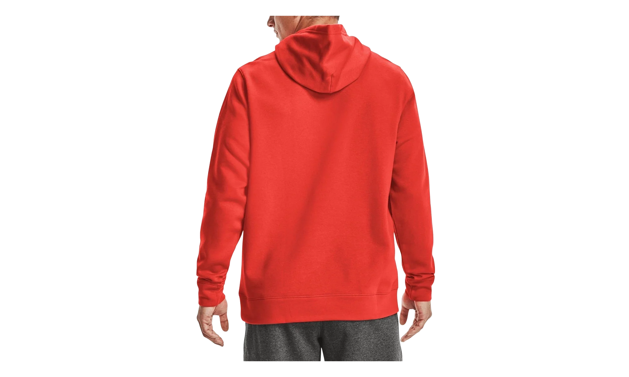Hustle Fleece Hoodie "Dark Orange / White" 1300123 860