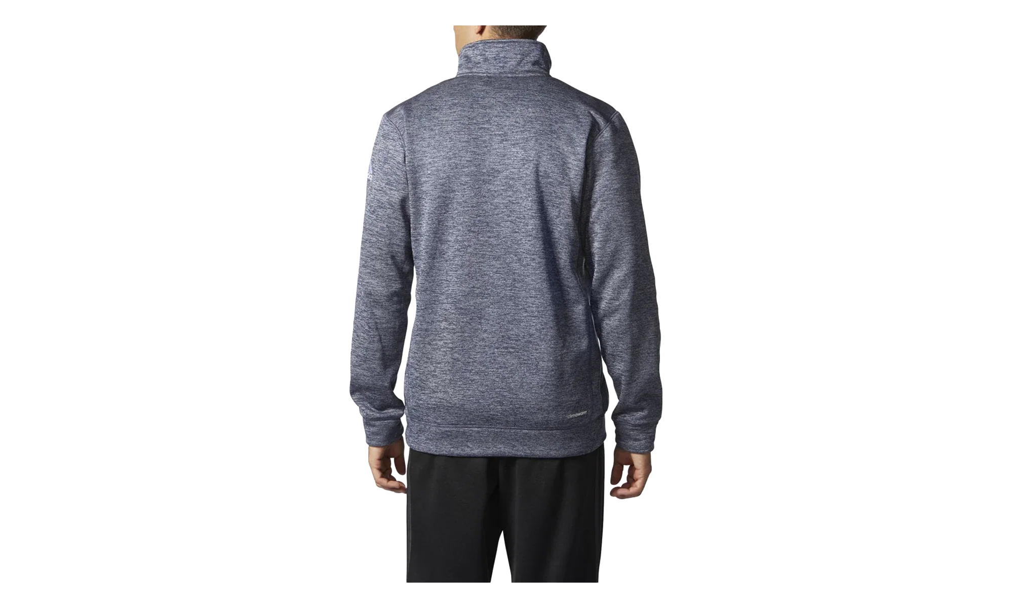 USA Flag Tech Fleece 1/4 Zip Jacket "Collegiate Navy Heathered" CV2273