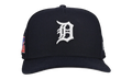 9FIFTY Detroit Tigers 1984 Team Color A Frame Snapback Hat "Black (Grey Brim)" NE473