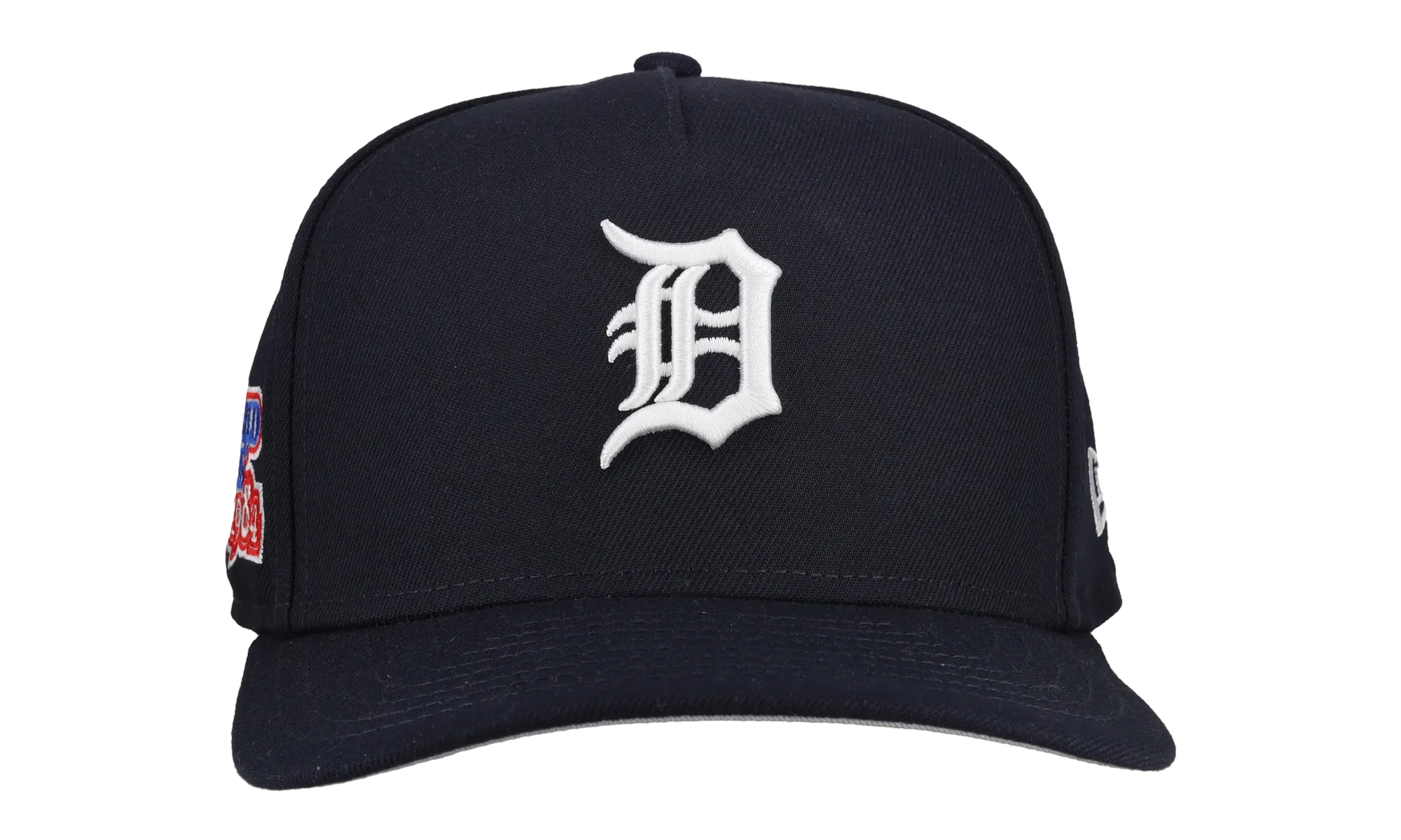 9FIFTY Detroit Tigers 1984 Team Color A Frame Snapback Hat "Black (Grey Brim)" NE473
