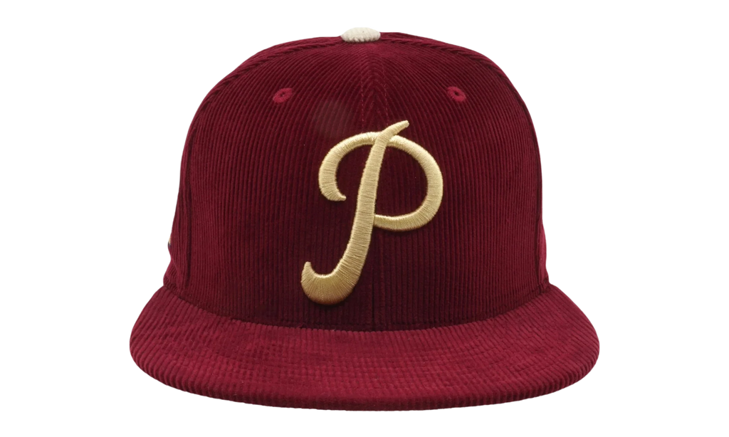 MLB Team Cord Fitted Phillies 1950 Cap "Cardinal" 6HSF1838 PPH50PPPCARD