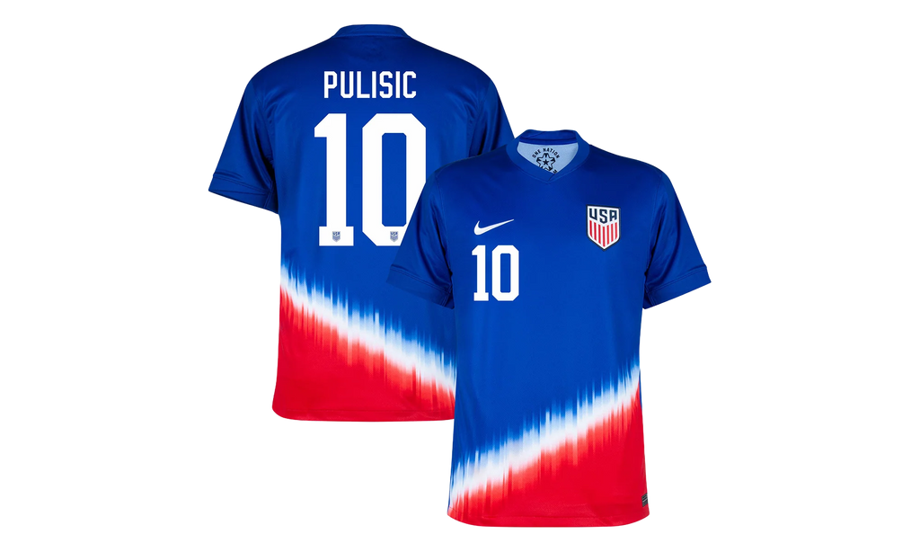 USA Away Pulisic 10 Jersey "American Icon kit (2024‑2025)" FJ4277 417