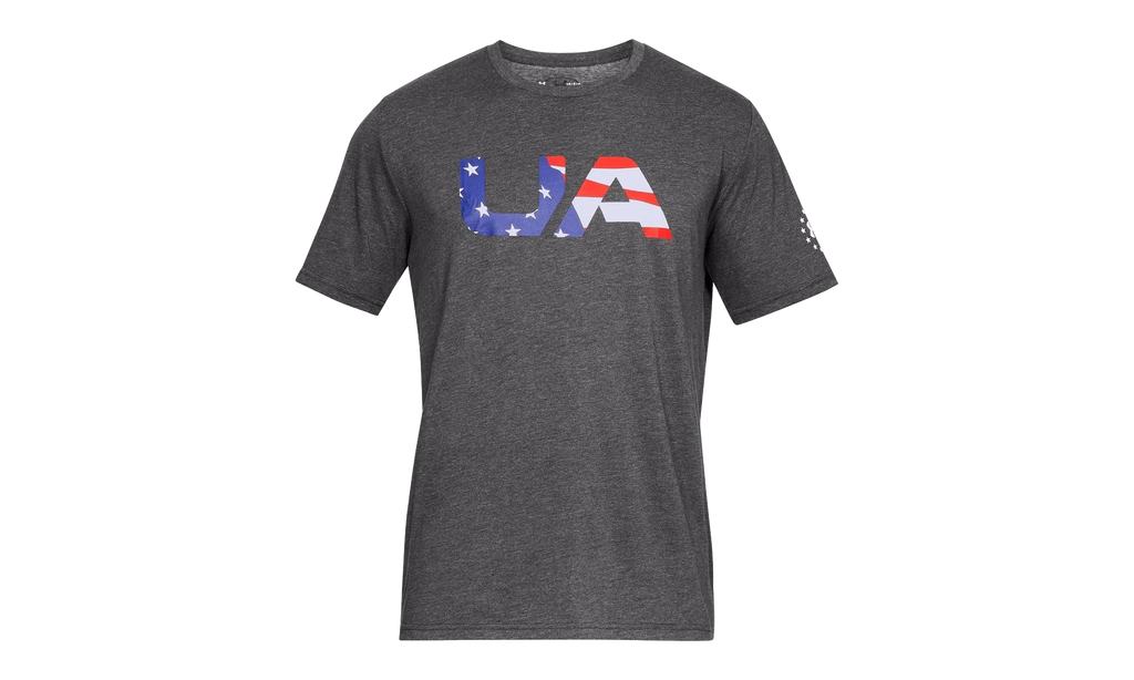 Freedom BFL Tee "Charcoal Medium Heather / White" 1333352 019