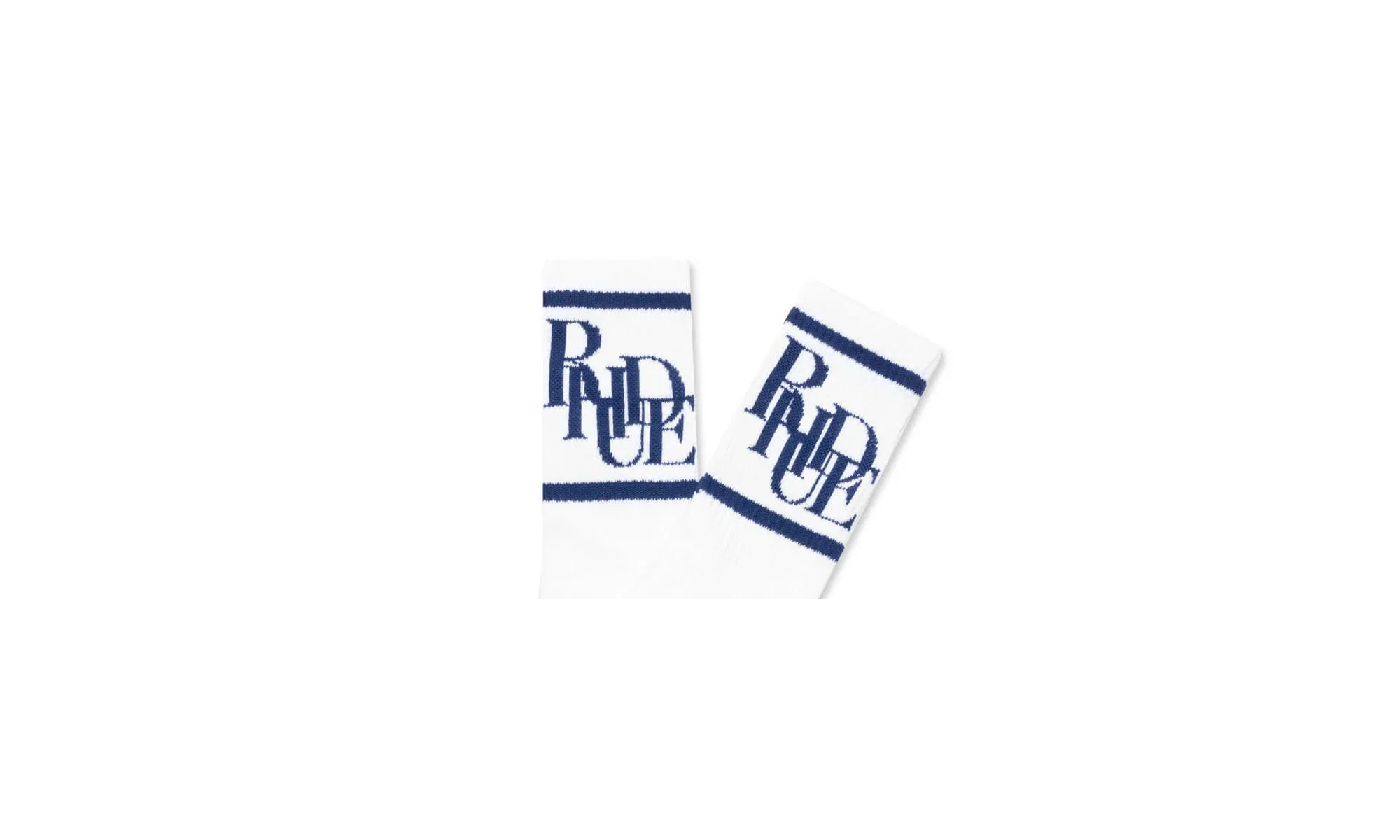 Scramble Logo Sock "White/Navy" RHPF22SO04070807