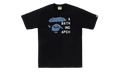 Japanese Cloud Camo Face Tag Tee "Black" 1L80 110 046 BLK