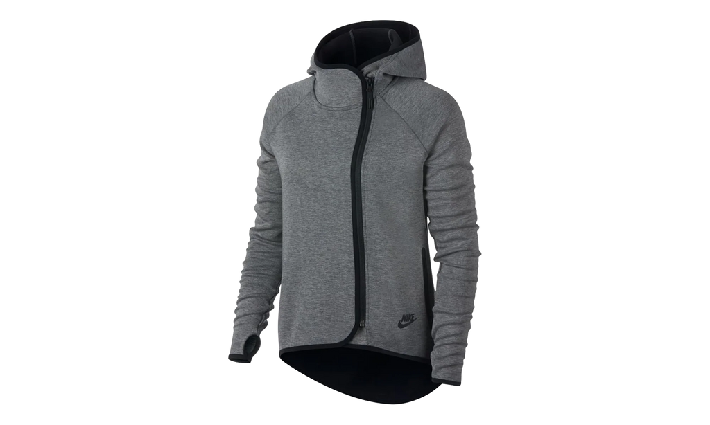Sportswear Tech Fleece Hoodie WMNS "Carbon Heather Black" 908822 091