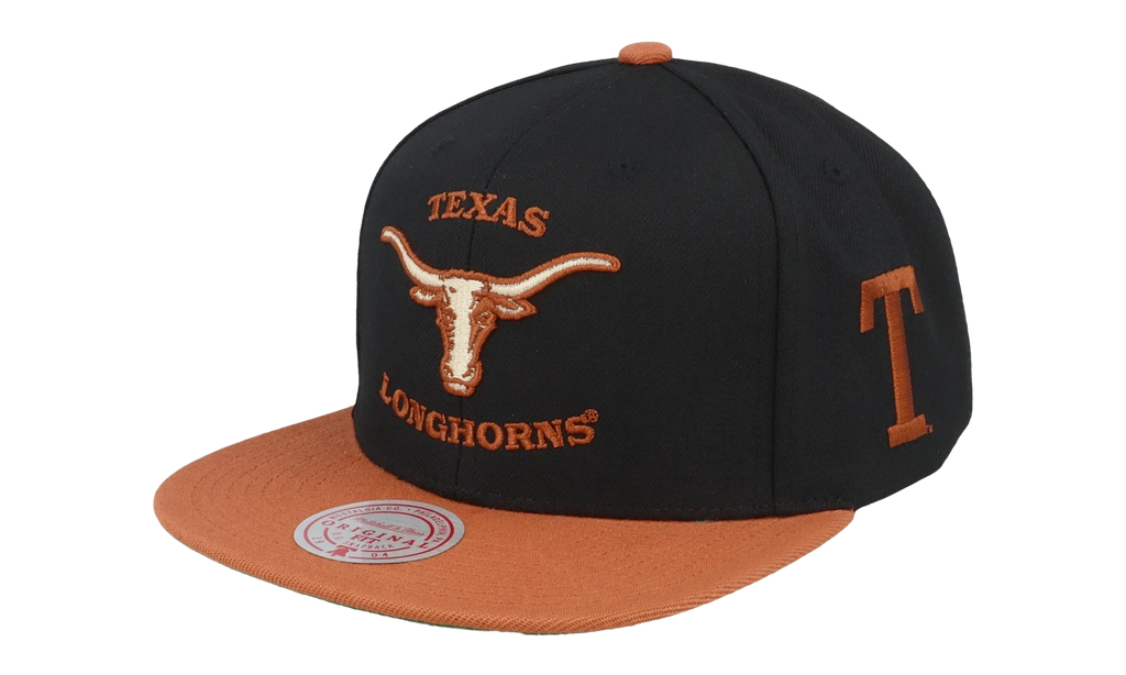 NCAA Team Origins Snapback Cap "Texas Longhorns - Black" 6HSSSH22019 UTABLCK