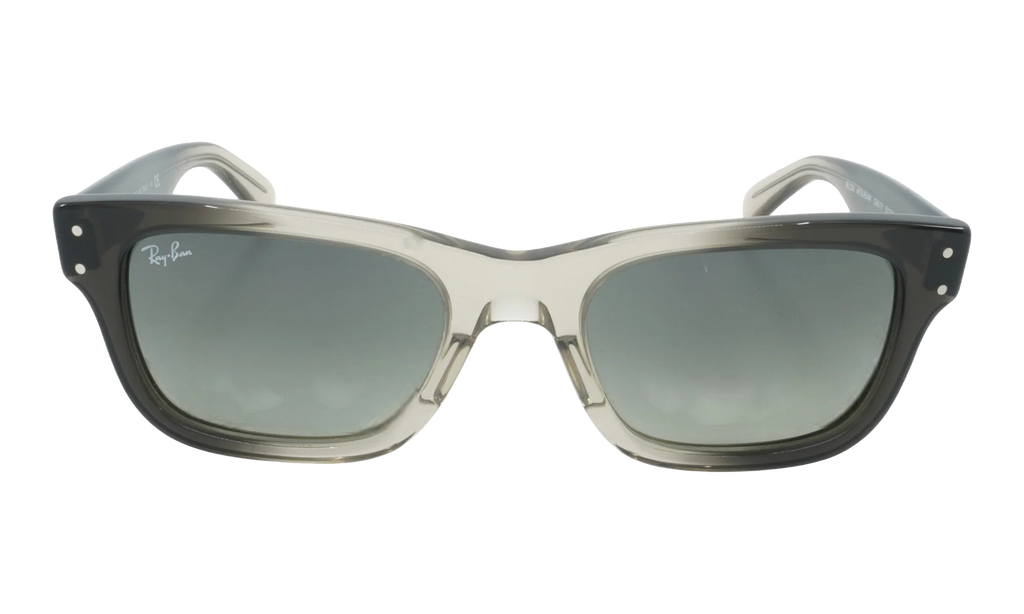 BURBANK SUNGLASSES "POLISHED TRANSPARENT GREY" RB2283-1340-71_52
