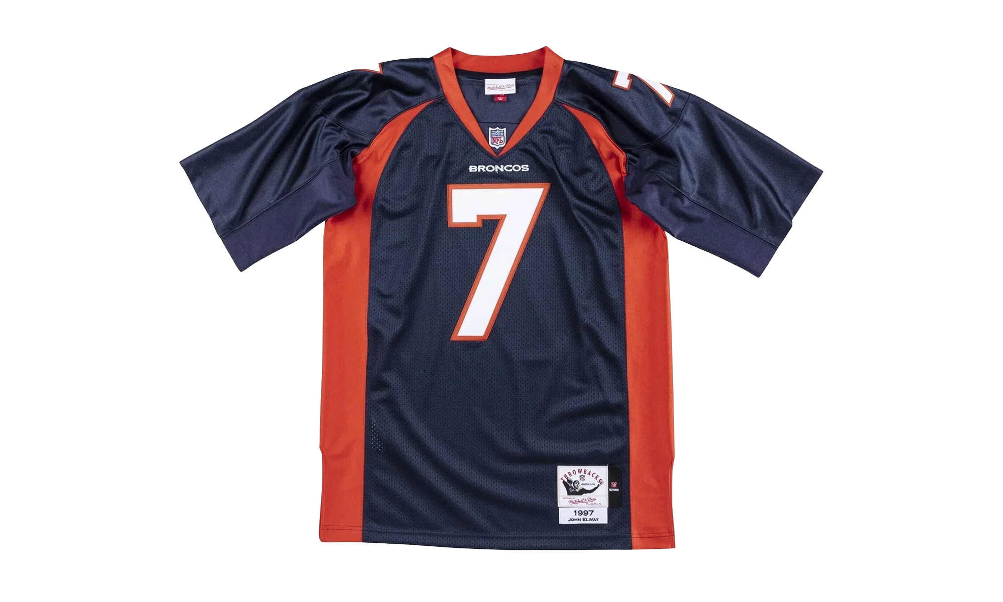 NFL John Elway Authentic Jersey "1997 Denver Broncos - Navy" AJY6CP18024 DBRNAVY97JEL