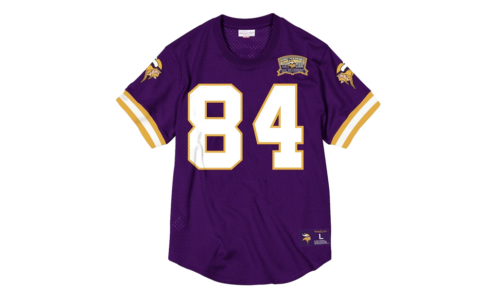 NFL Name & Number Mesh Crew Neck Shirt "Minnesota Vikings - Purple" NNMPMG18061 MVIPURP00RMO