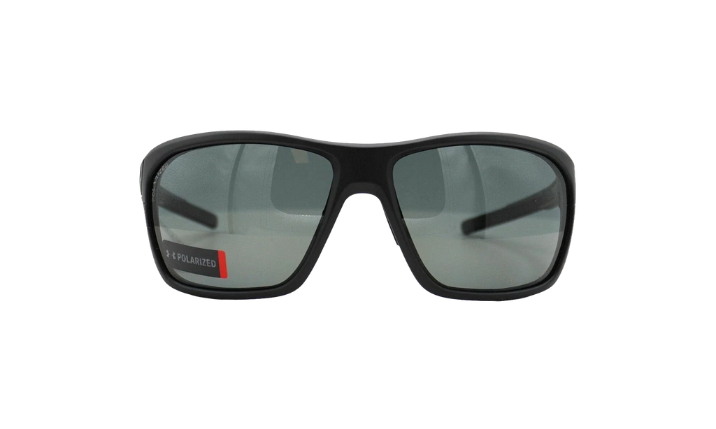 No Limits Sunglasses "Gray Polarized ANSI Z87+ - Satin Black / Black" 8630130 010108