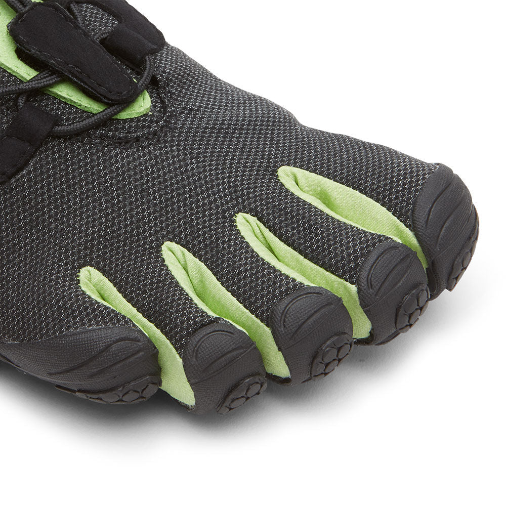 Women's V-Run Retro in Black Green Black