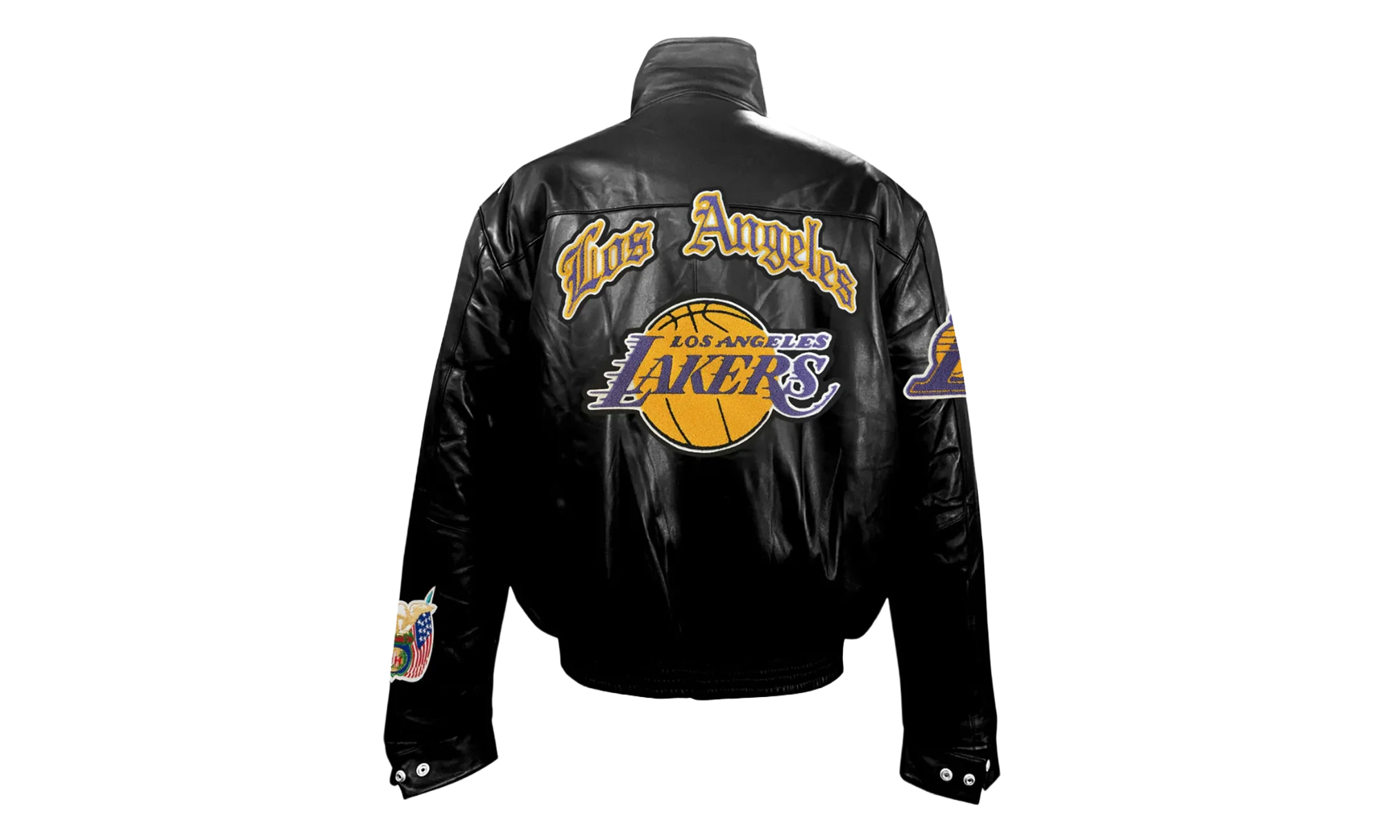Puffer Full Leather Jacket "Los Angeles Lakers" BL 104