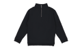 Quarter Zip Sweater "Black" SLR MTPS 0001