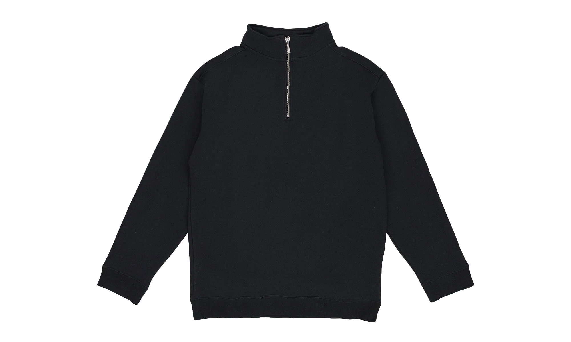 Quarter Zip Sweater "Black" SLR MTPS 0001