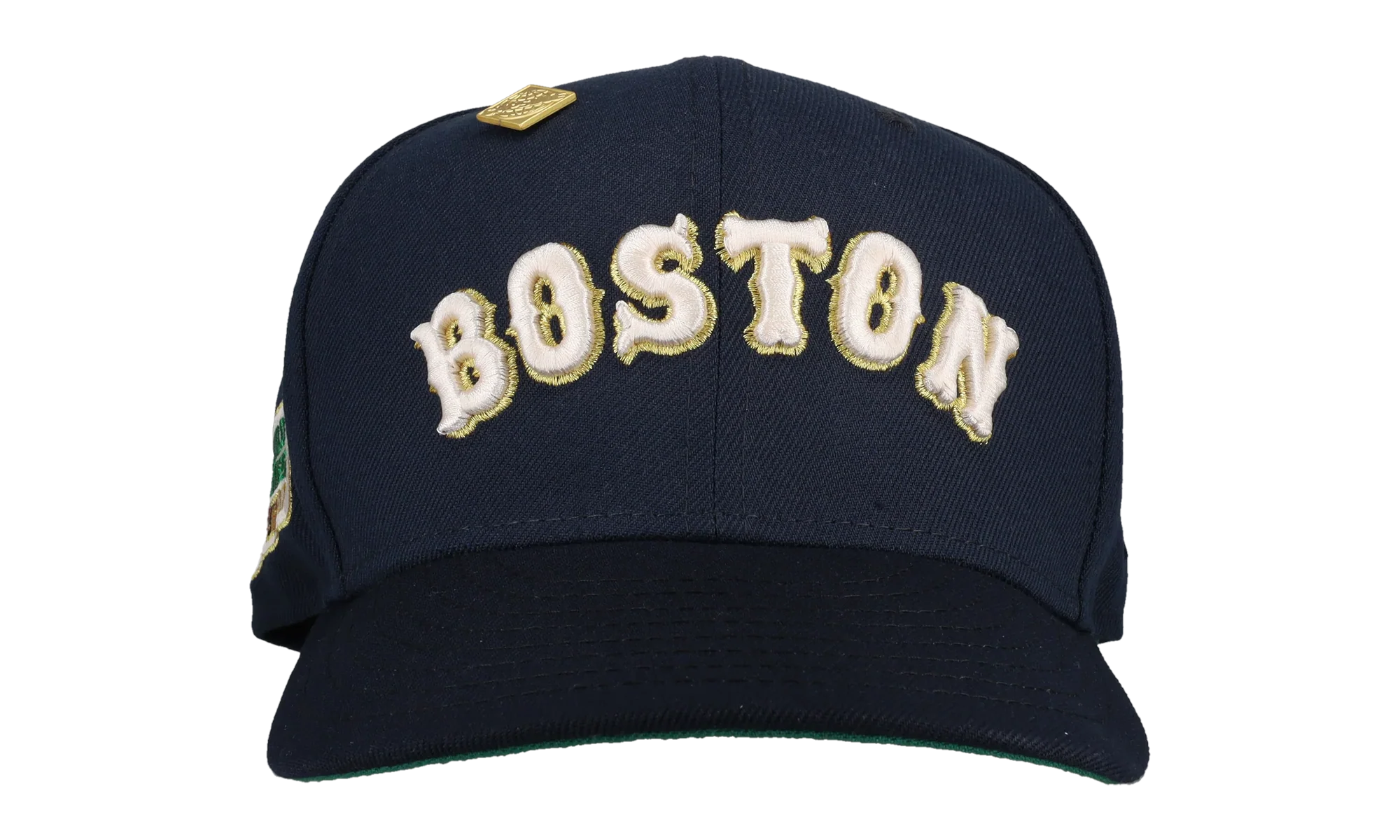 59FIFTY Boston Red Sox 2007 World Series Fitted Hat "Metallic / Navy 2 Tone" 123451299390