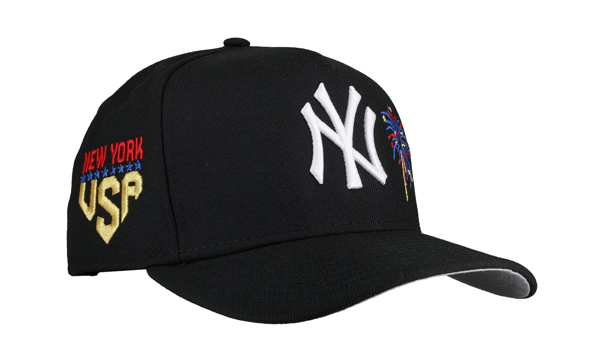 9FIFTY New York Yankees Firework USA A Frame Snapback Hat "Black" NE283