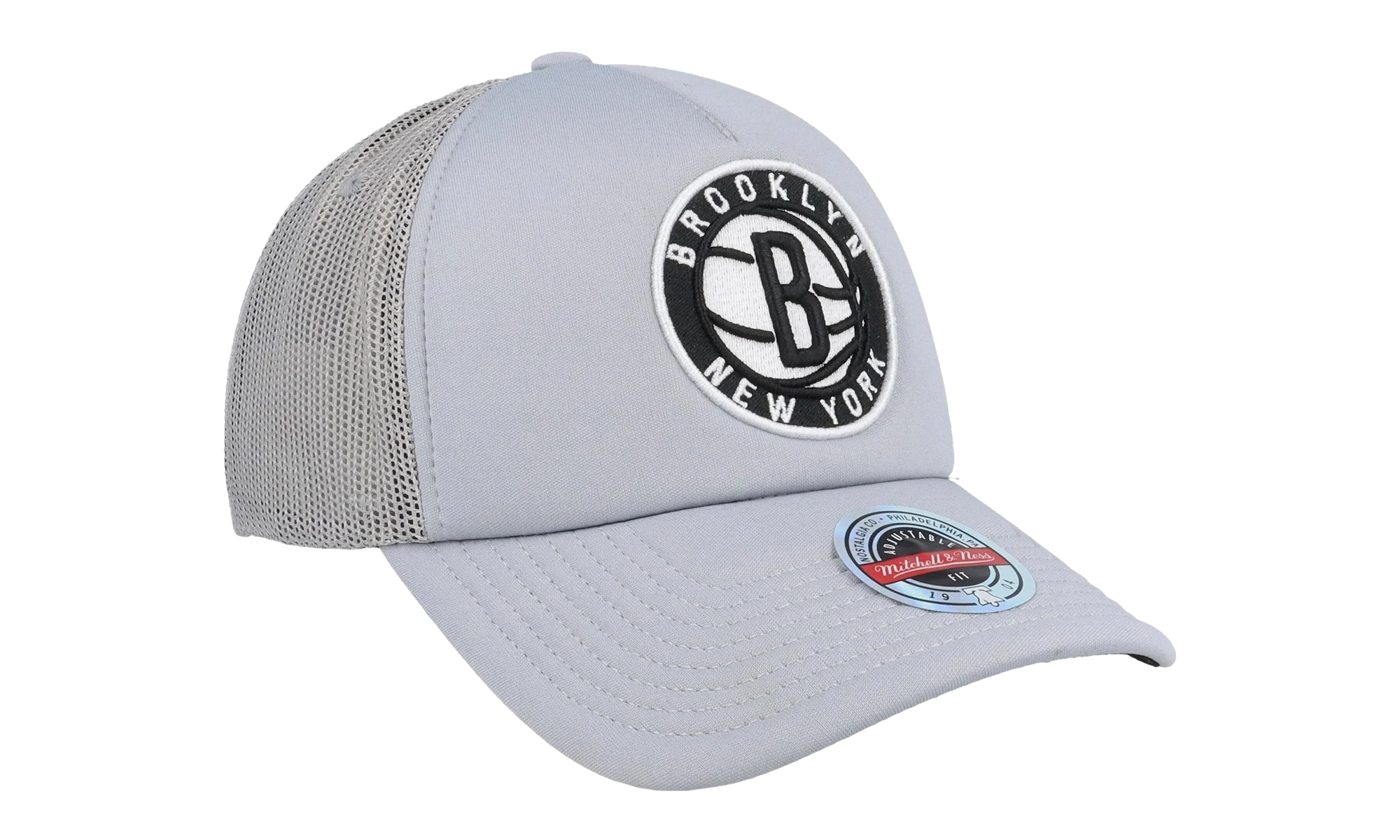 NBA Keep On Truckin Trucker Cap "Brooklyn Nets - Grey" 6HSSSH21352 BNEGREY