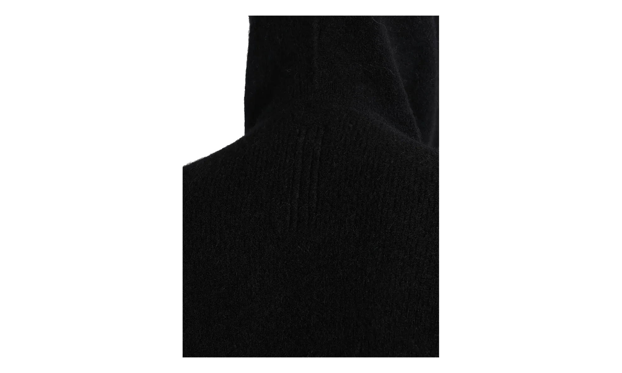 Knitted Hun Hoodie "Black" RR02E1698 KWP 09