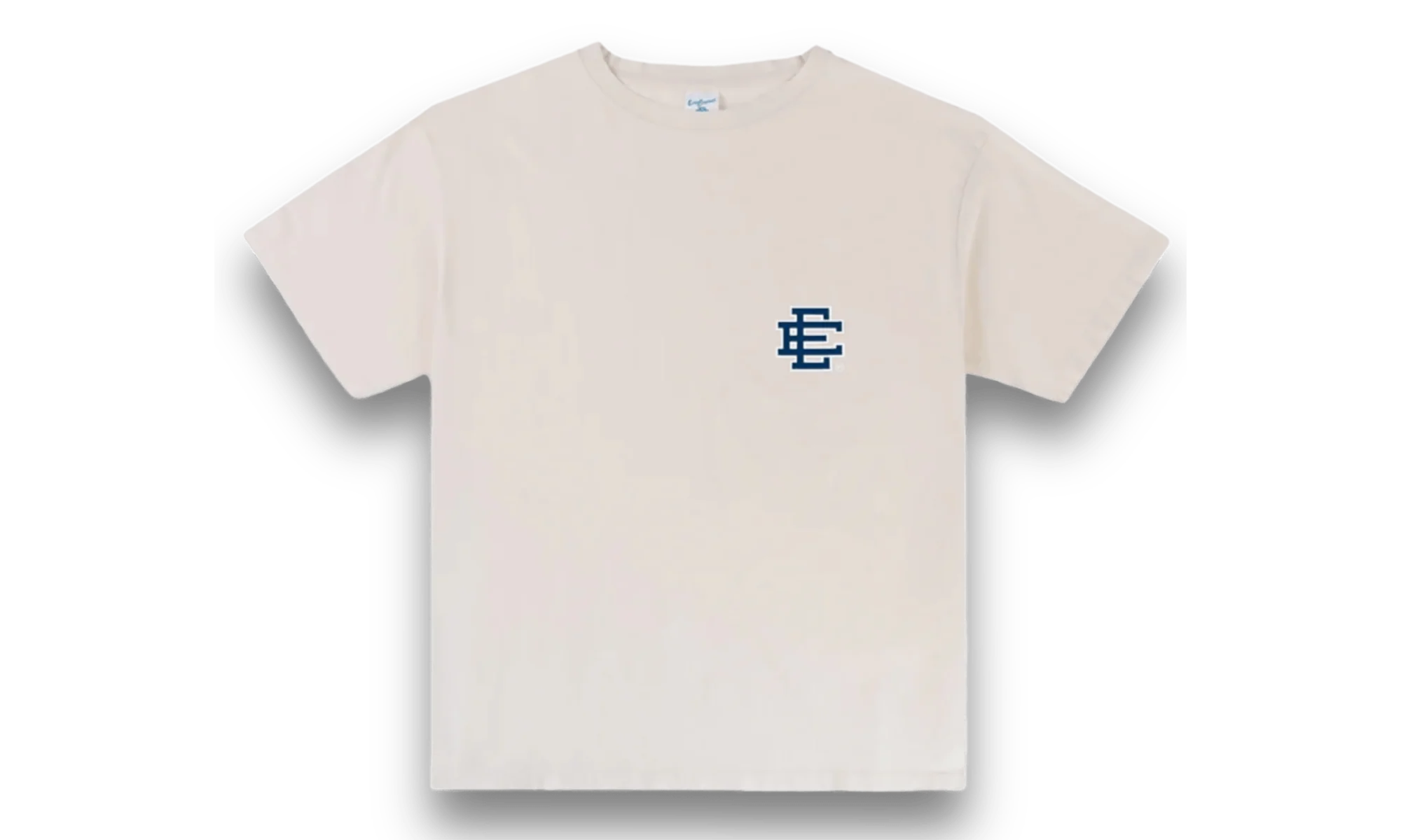 EE BASIC T-SHIRT "Ivory/Navy" EE816