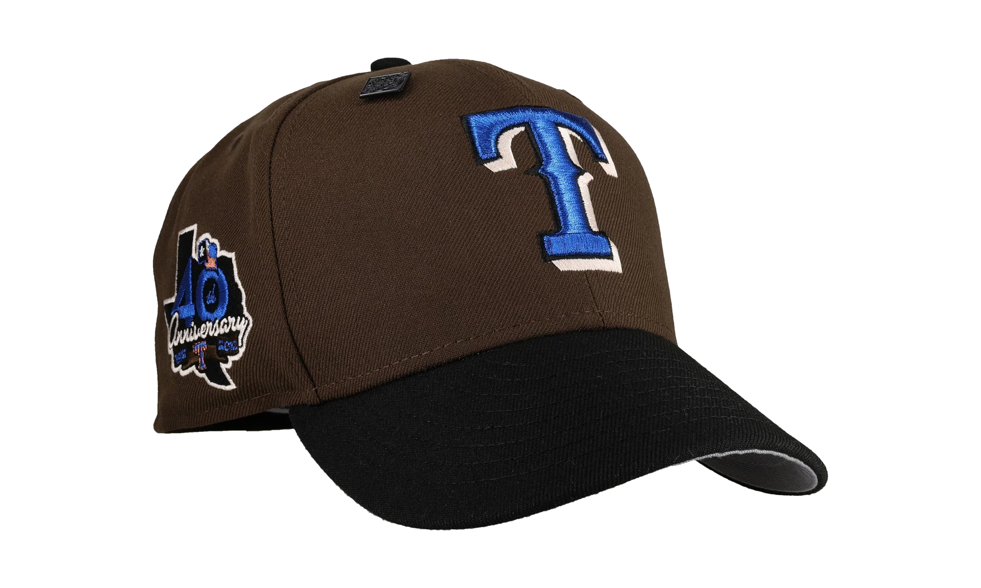 59FIFTY Texas Rangers 40th Anniversary Fitted Hat "Walnut / Black" NE396