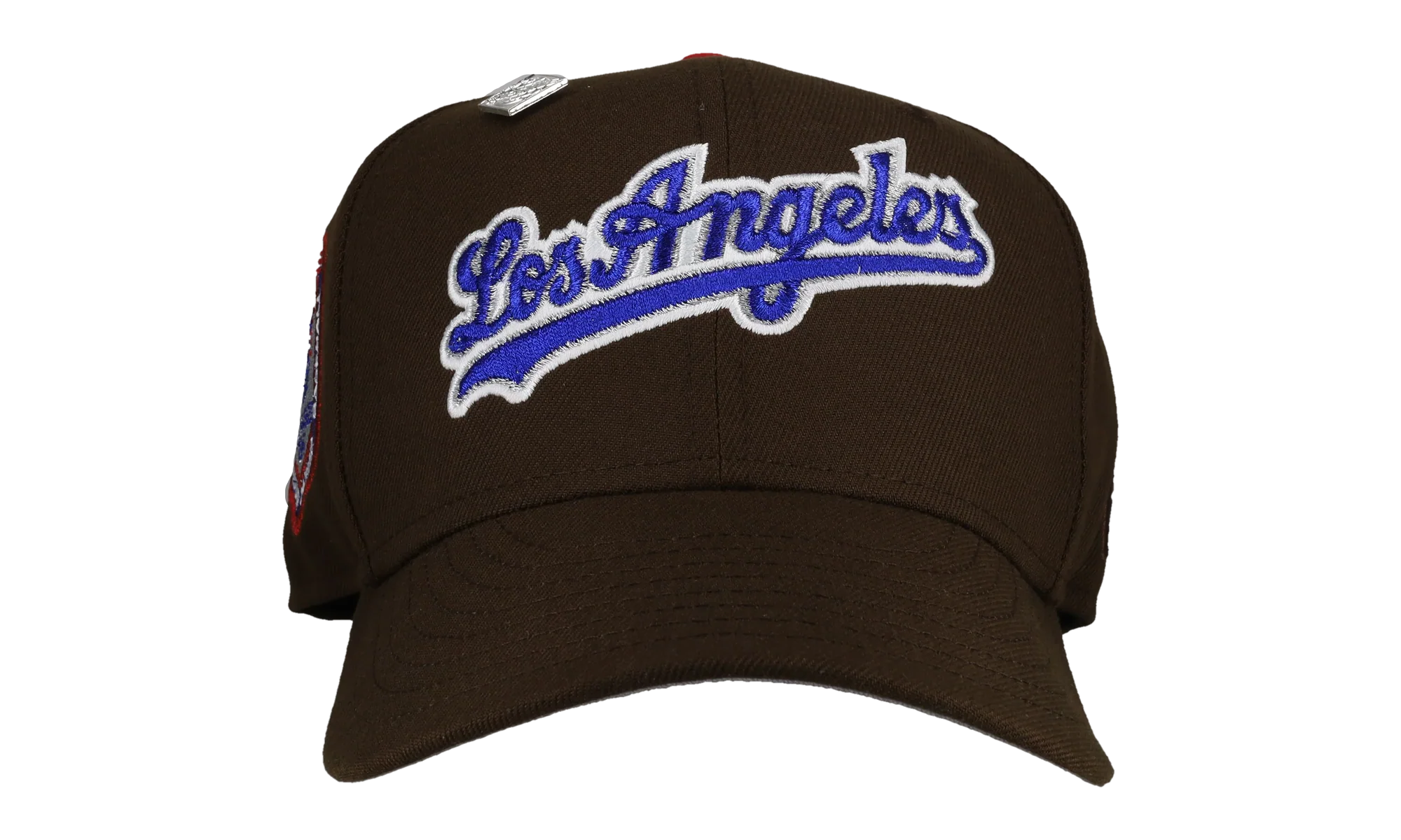 59FIFTY Los Angeles Dodgers 1984 Olympic Script Fitted Hat "Walnut" NE139