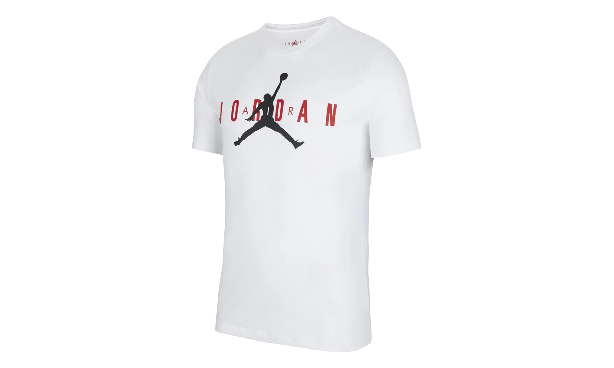 Air Jordan Wordmark T-Shirt "White / Gym Red / Black" CK4212 101