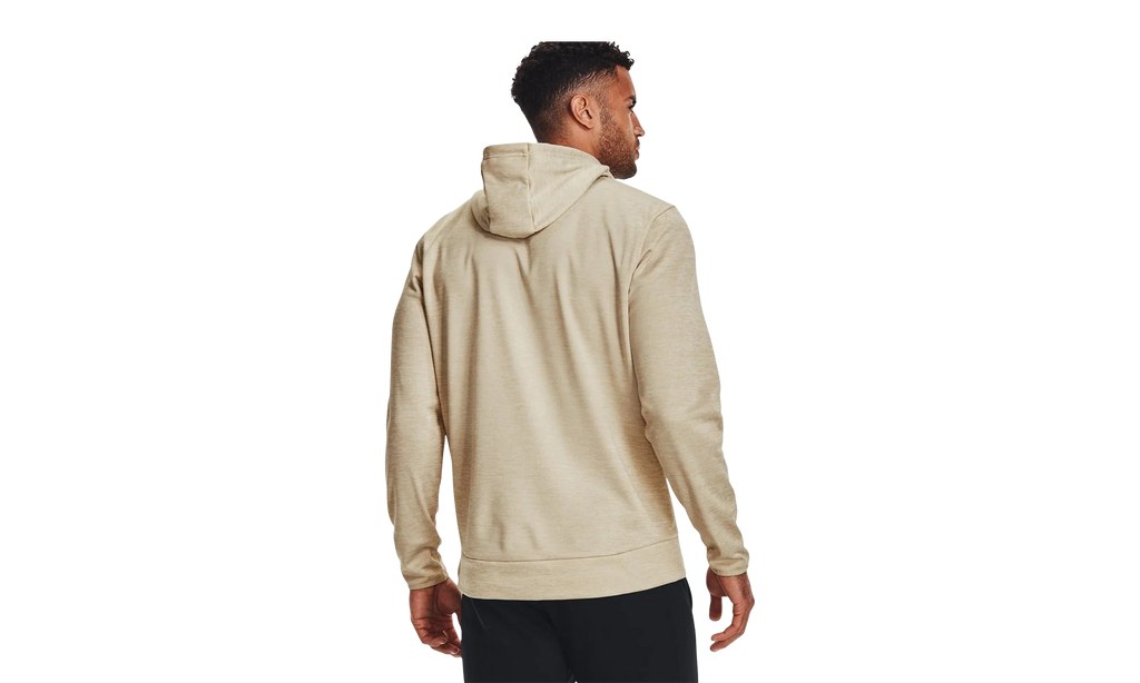 Armour Fleece Big Logo Hoodie "Khaki Base / Baroque Green" 1357085 289