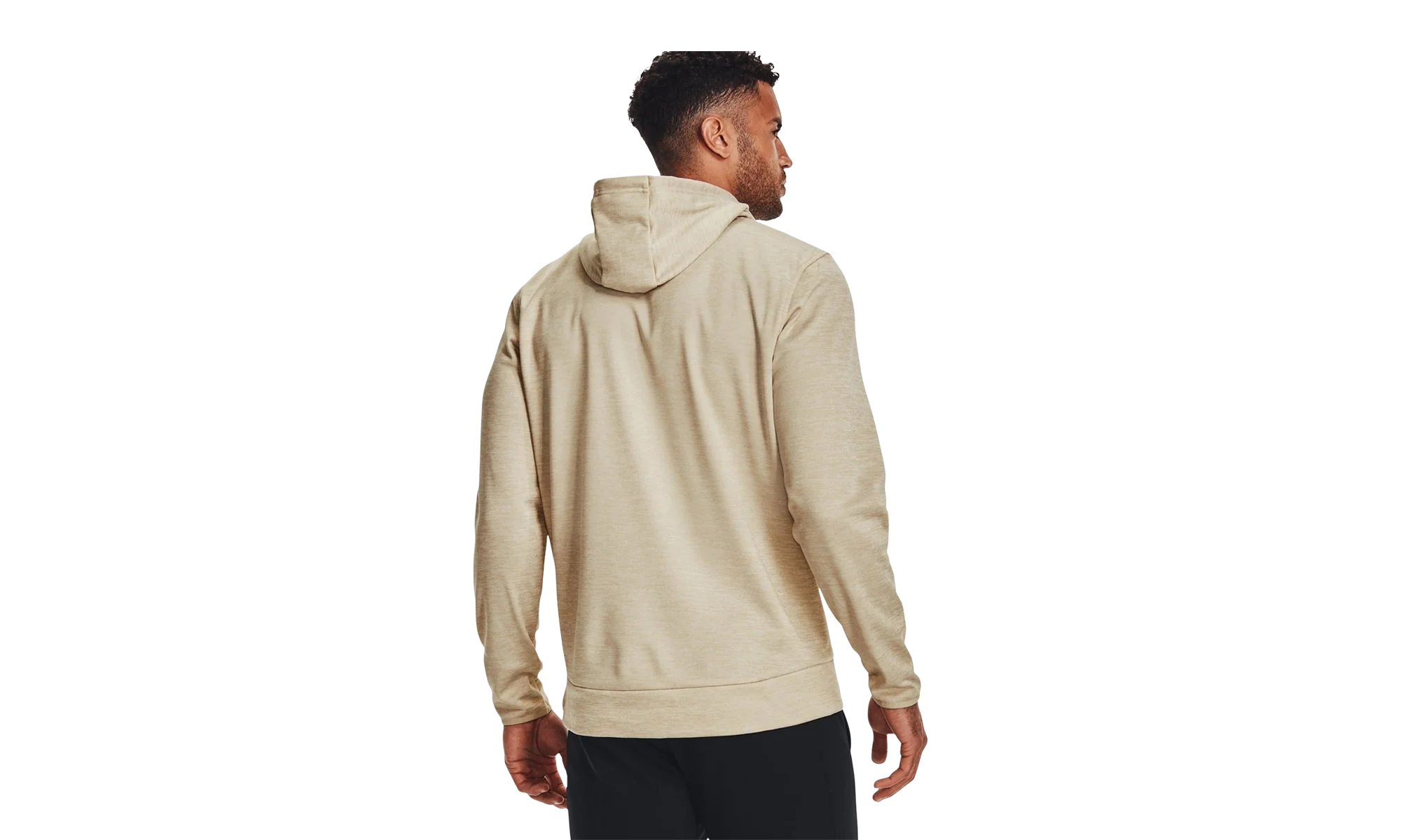 Armour Fleece Big Logo Hoodie "Khaki Base / Baroque Green" 1357085 289