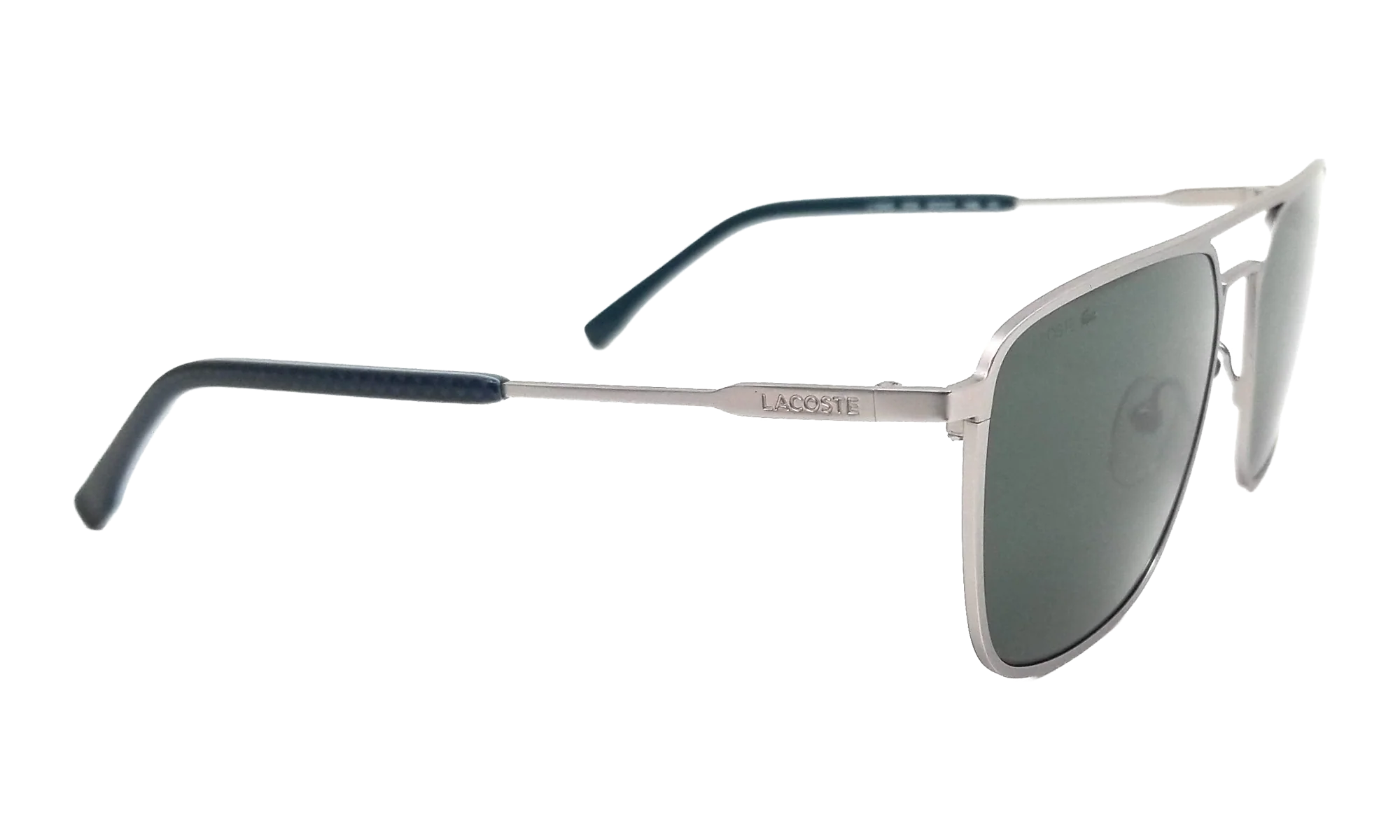 Rectangle Sunglasses "Matte Silver" L194S-035