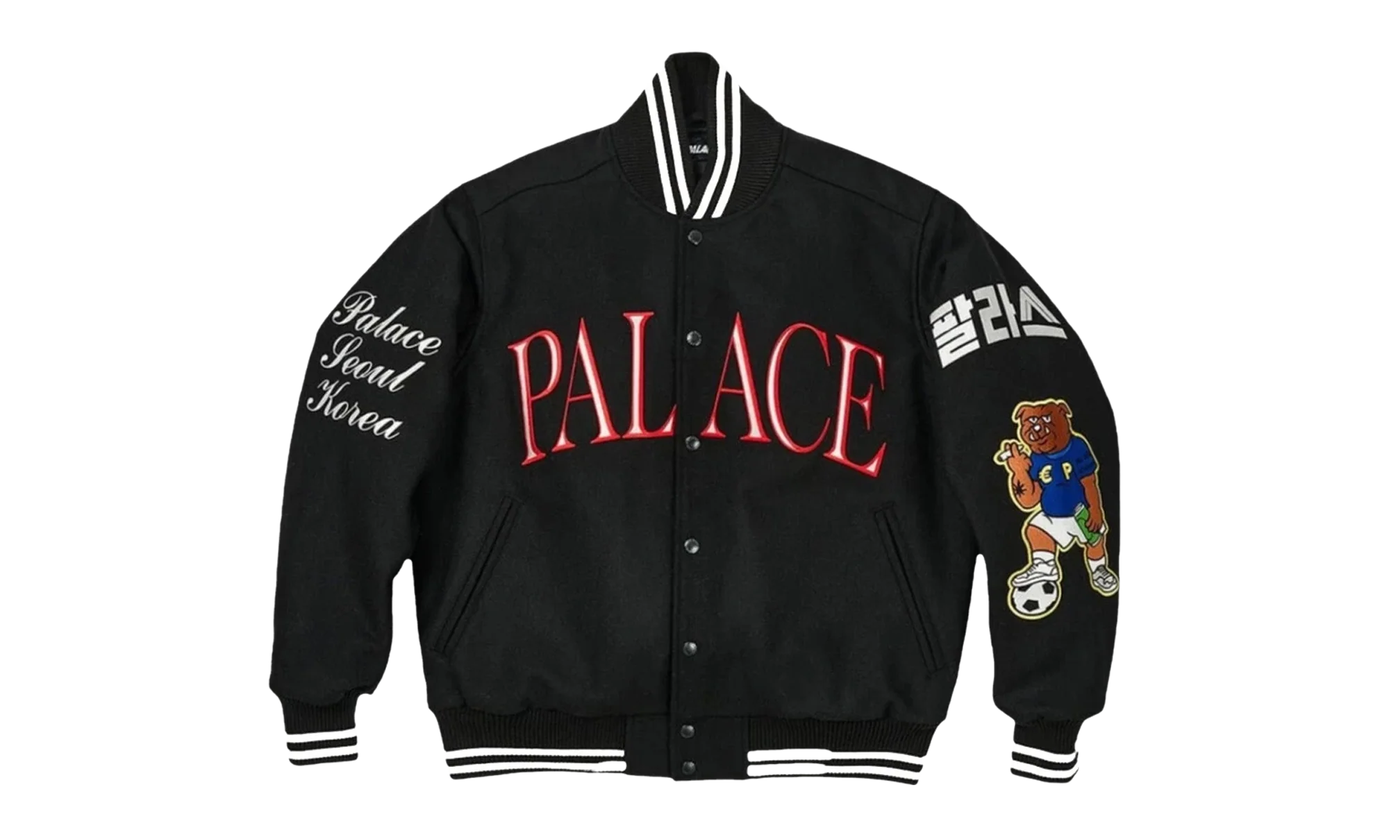 Varsity Jacket "Seoul Exclusive - Black" p0105