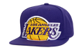 NBA XL Logo Snapback Cap "Los Angeles Lakers - Purple" HS9761 LALPURP