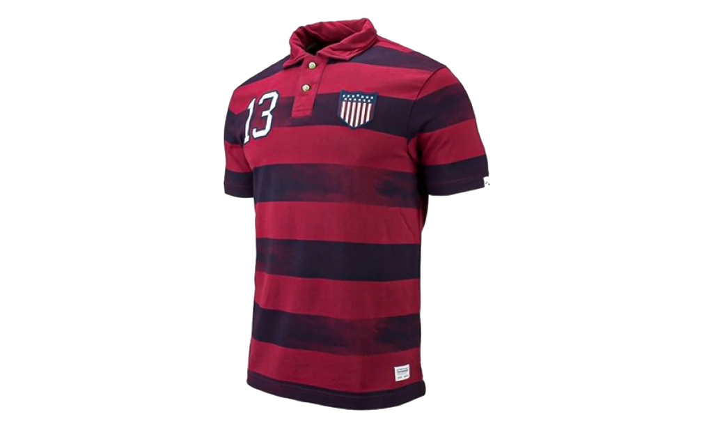 USA Covert Vintage Polo Shirt "Red / Obsidian" 543973 677