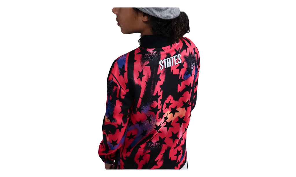 USMNT Goalkeeper Dri-FIT Football Shirt GS "Black / Bright Crimson" IO2675 010