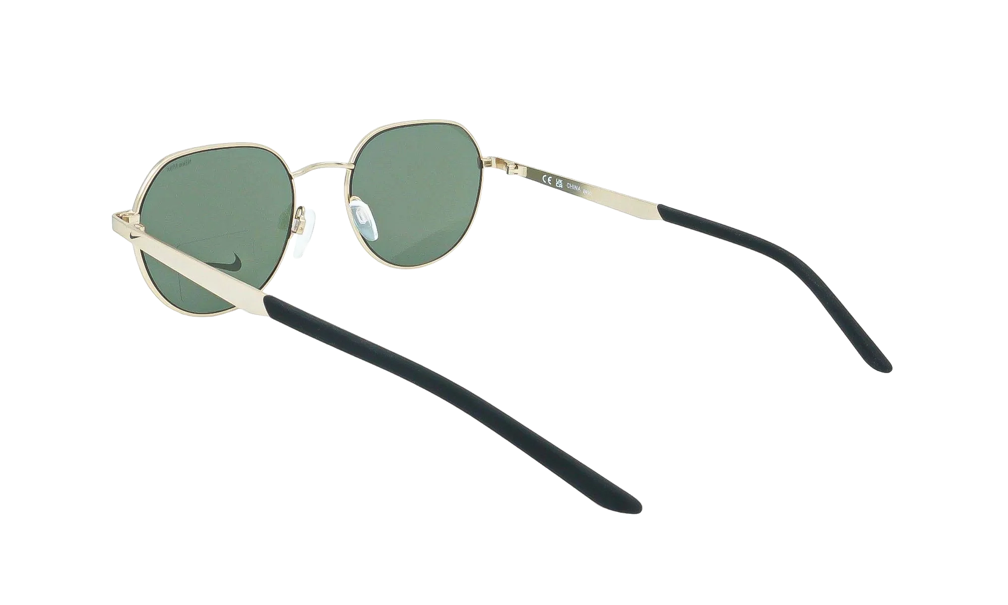Traveler Trend Mirrored Sunglasses "Satin Gold / Green" IB3538X 700