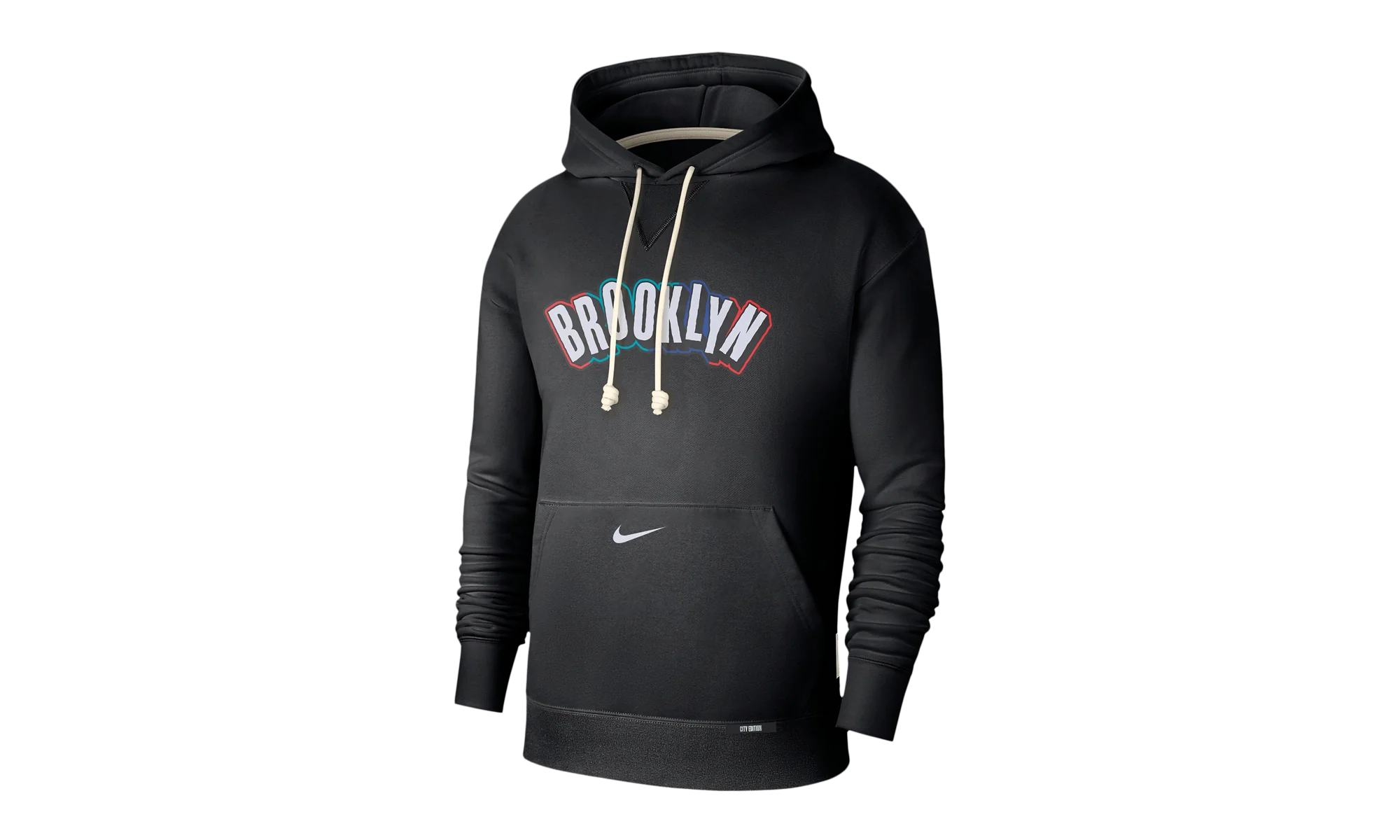 NBA Nets Dri-Fit Standard Issue City Edition Hoodie "Black" FZ0475 010