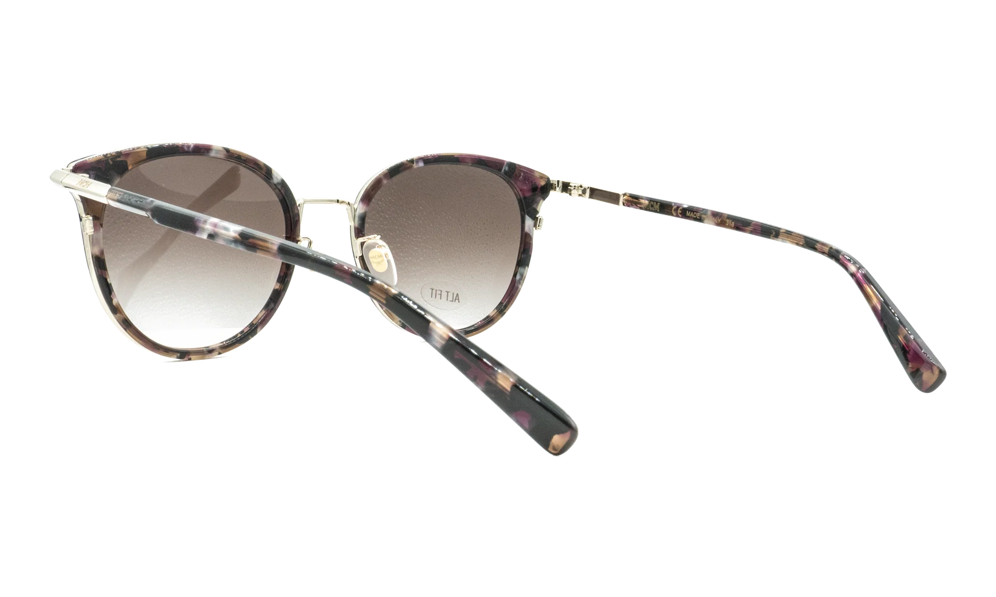 Round Sunglasses "Marble Wine" MCM676SA-614