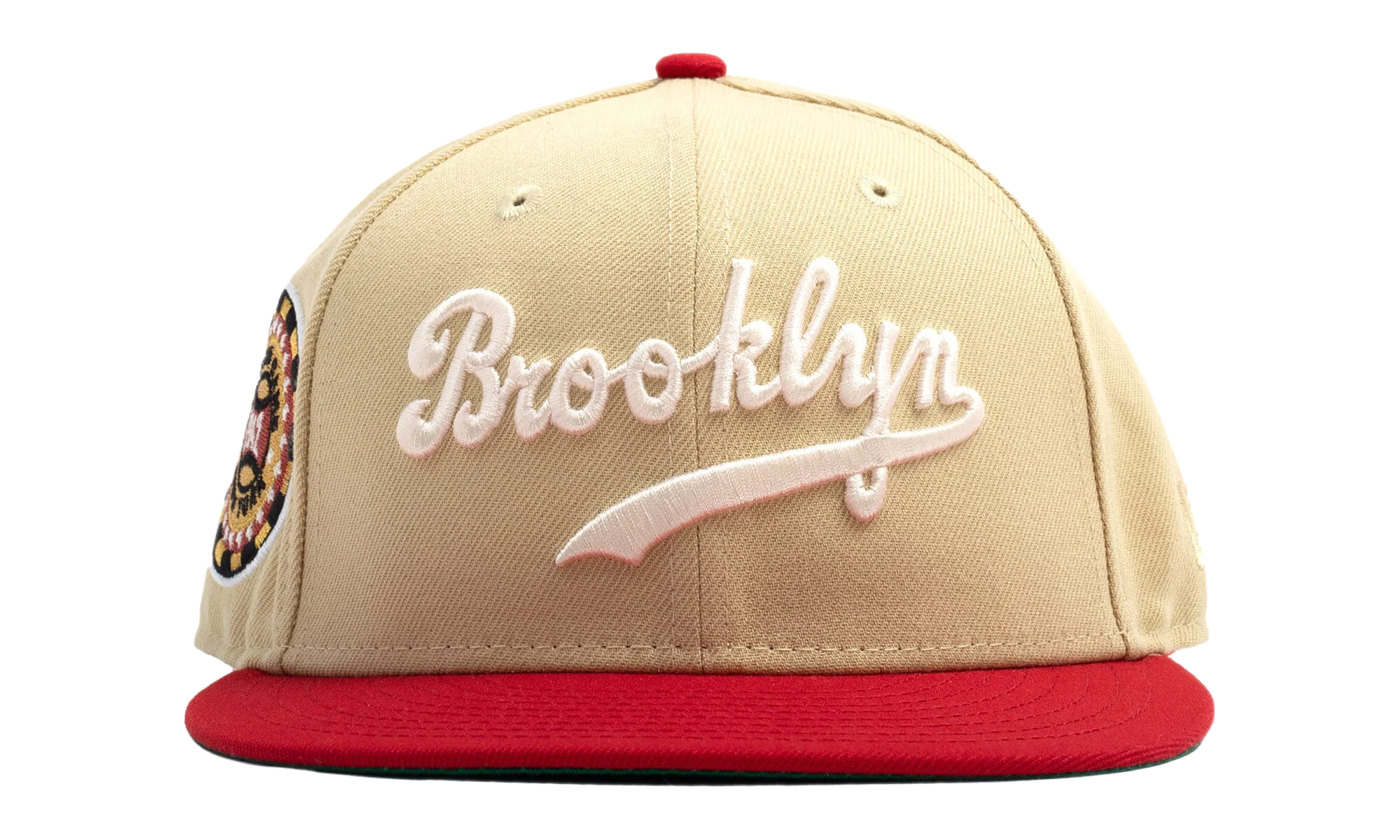 59FIFTY Brooklyn Dodgers 1942 All Star Game Fitted Hat "Vegas Gold / Scarlet" NE486