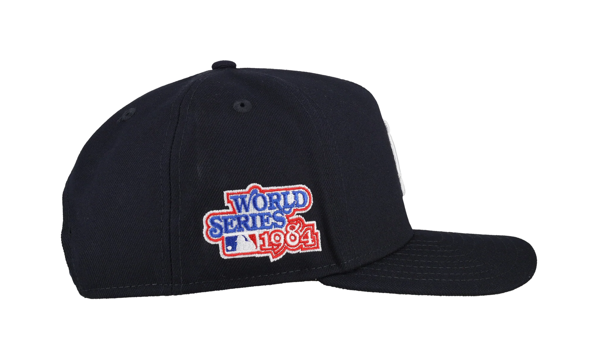 9FIFTY Detroit Tigers 1984 Team Color A Frame Snapback Hat "Black (Grey Brim)" NE473