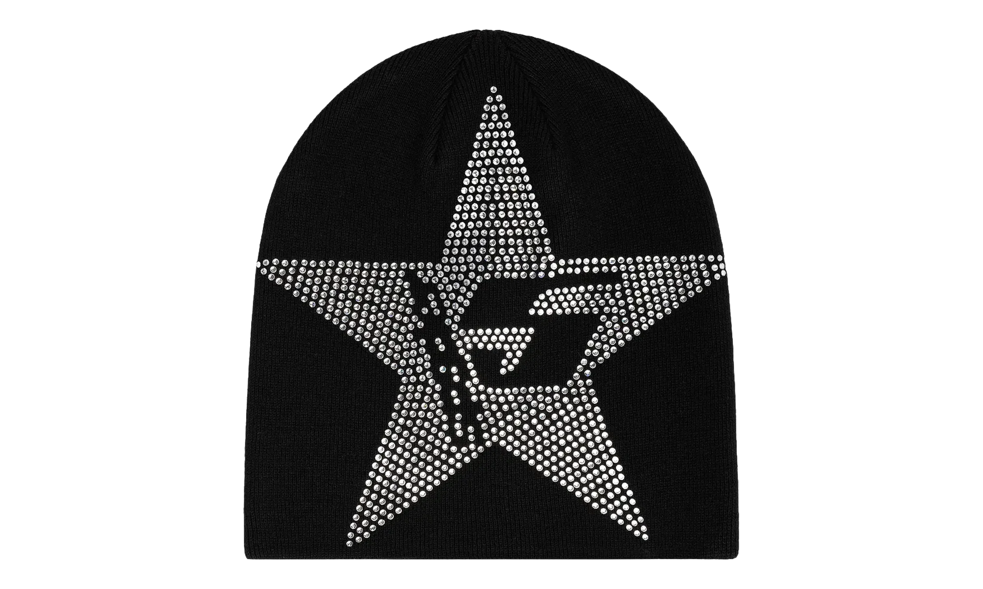 Star Rhinestone Skully "Black" SP5der297