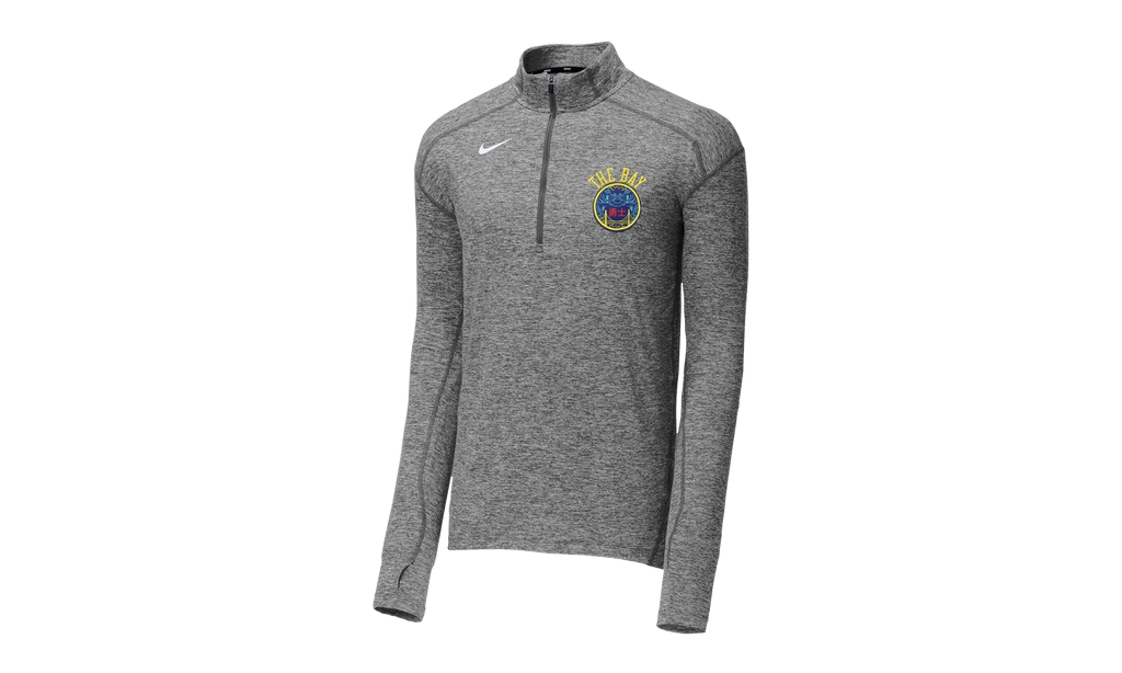 NBA The Bay 1/4 Zip Pullover "Golden State Warriors - Grey" H000428 NGSW