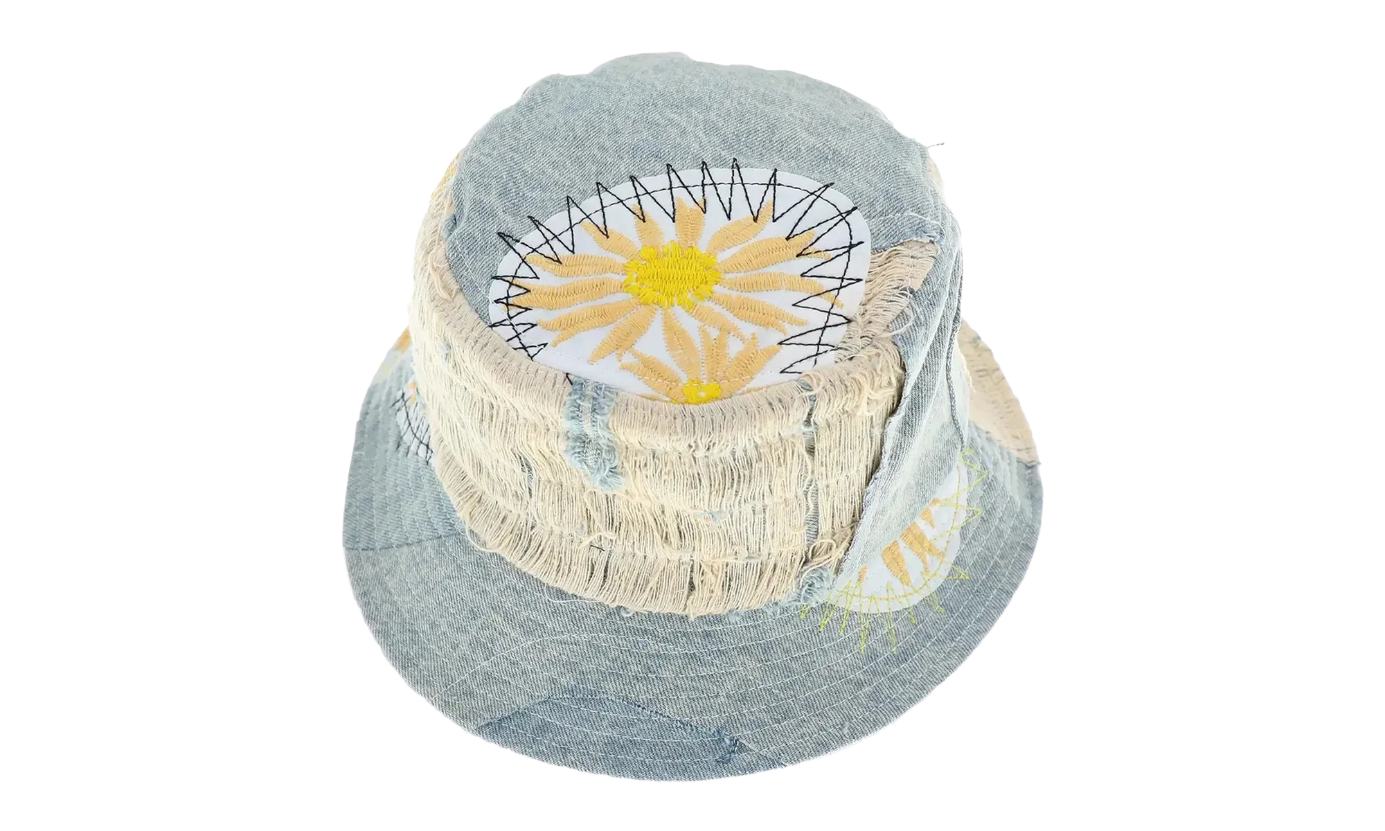 Blue Daisy Upcycled Bucket Hat "Blue" 2637 1SS220703DUBH SKY