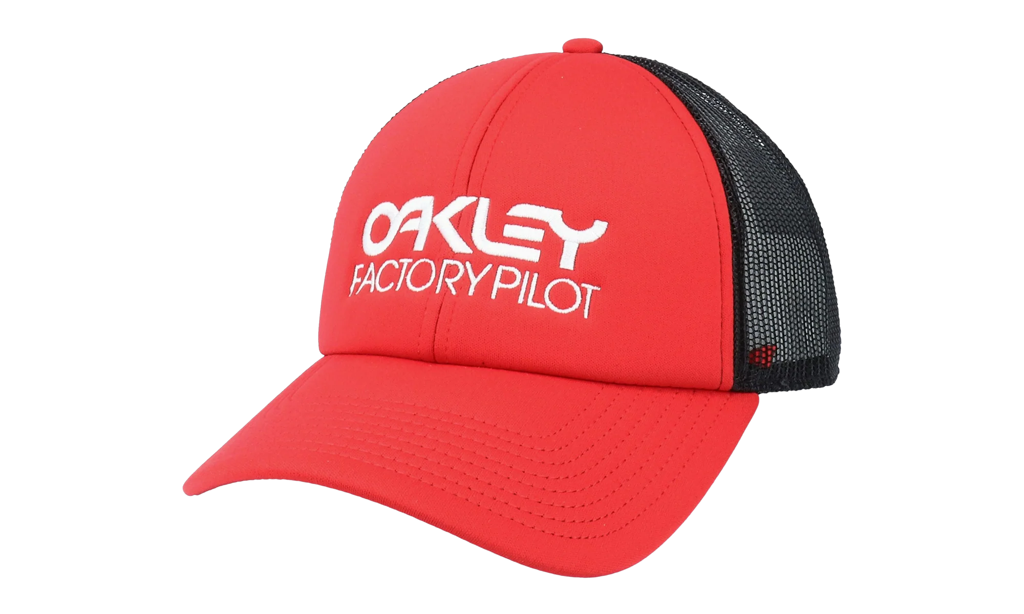 Factory Pilot Trucker Hat "Redline / Uniform Grey" FOS900510 9S6
