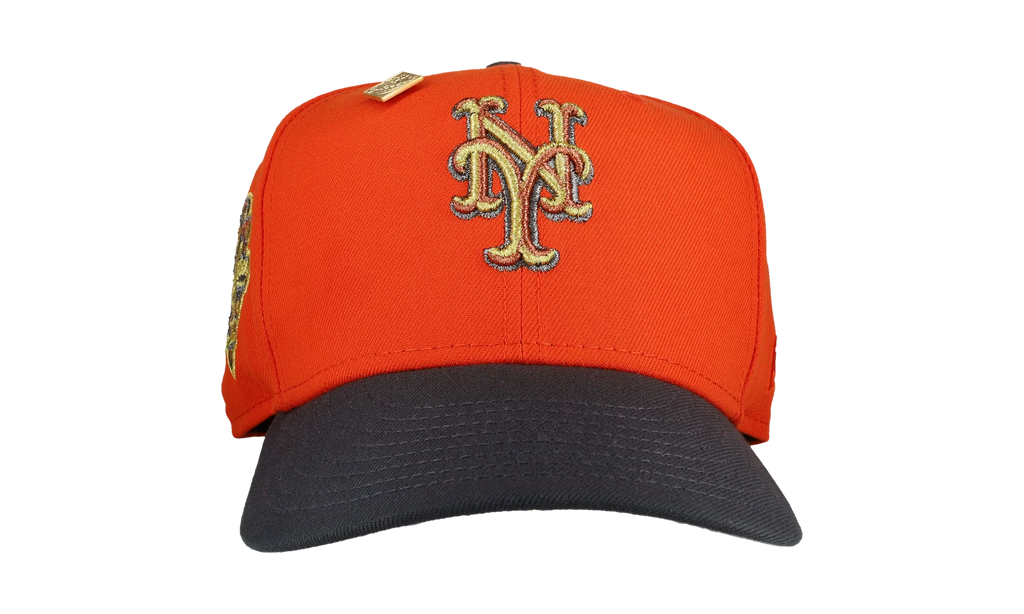 59FIFTY New York Mets 2000 World Series Fitted Hat "Orange / Gray" NE184