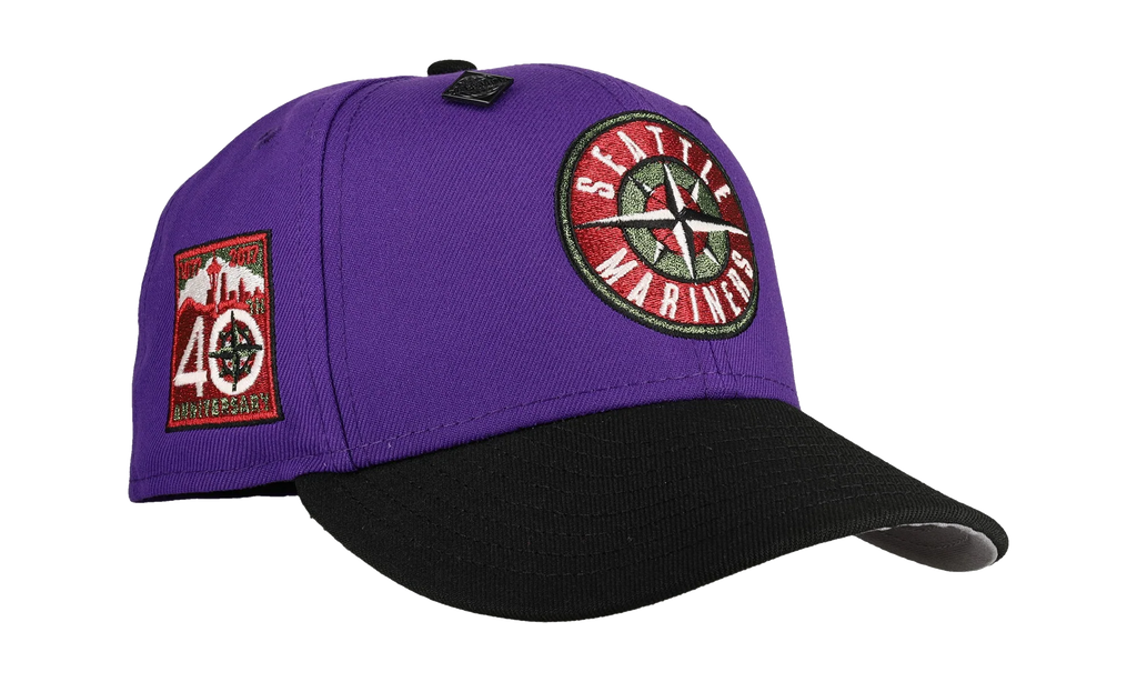 59FIFTY Seattle Mariners 40th Anniversary Fitted Hat "Purple Shock" NE377