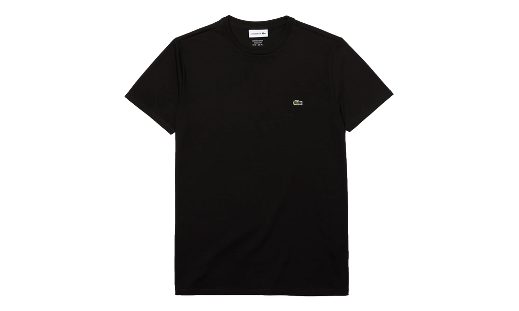 Crew Neck Pima Cotton Jersey T-shirt "Black" TH6709 031
