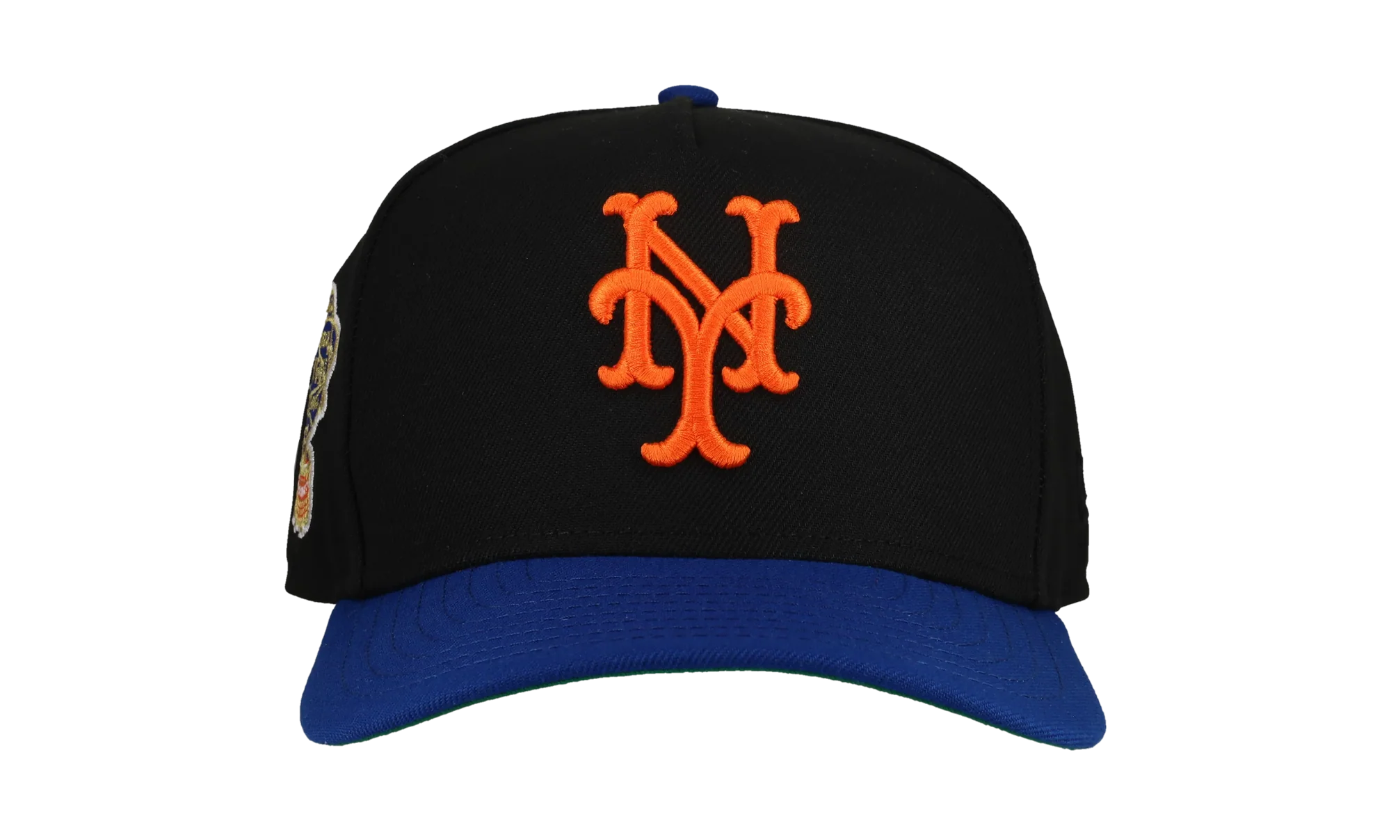 9FIFTY New York Mets 1964 World Series A Frame Snapback Hat "Black / Royal Blue" NE178