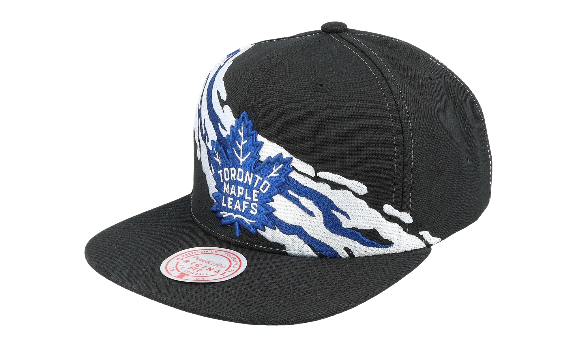 NHL Vintage Paintbrush Snapback Cap "Toronto Maple Leafs - Black" 6HSSSH22087 TMLBLCK